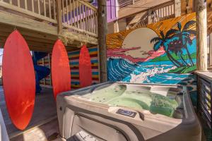 Noisywaves - Beachfront Paradise with Hot Tub, Yard, and Game Room