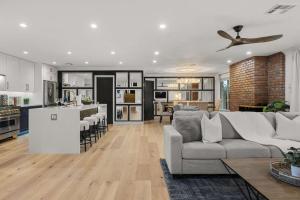 Valley View Chic Design with Pool Grille Firepit