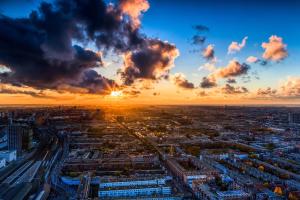 Penthouse Deluxe Studio Top Floor (29th) Corner Sea & City View 730 room in The Penthouse At The Hague Tower