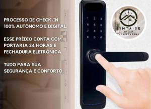 10 min da Av Paulista - AC, Rooftop e Academia