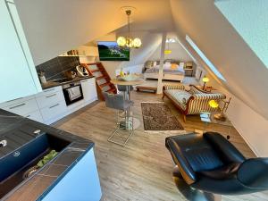 Ferienwohnung Krabbenkoje - Nordseeurlaub in hochwertiger FeWo mit großem Balkon im idyllischen Butjadingen