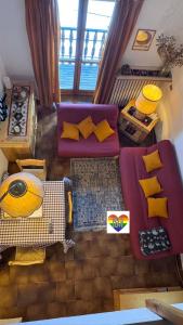 Facing the Sestriere Ski Slopes