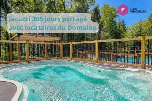 Le Halo - Chalet 6 pers Spa Piscine Sauna Billard à Pont-Rouge - Resort près de Québec