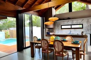 Casa Bali em Bonito Mato Grosso do Sul Linda decoração com piscina