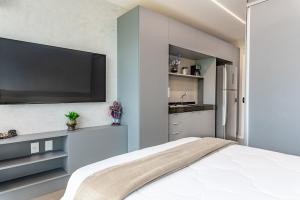 Flat 3 pessoas piscina aquecida em 6x sem juros