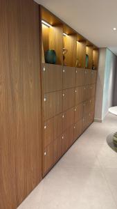 Studio moderno com ar-condicionado, Wi-Fi rápido, cozinha completa e check-in fácil