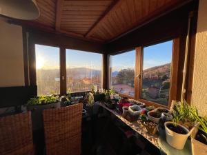 Happy house with terrace lake and mountain view