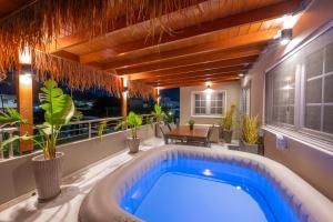 Coral Paradise Luxury Modern Family Villa with Jacuzzi, Pool View & Parking in Rhodes Island