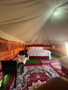 Moon light in Desert Camp