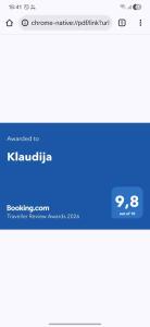 Moderan apartman Klaudija
