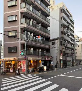 오사카 Namba, 2-minute walk from Imamiya Station on the JR line, 6-minute walk from Daikokucho Station on t 숙소 로비
