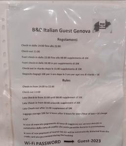 B&B Italian Guest Genova