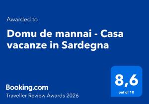 Domu de mannai - Casa vacanze in Sardegna
