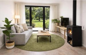 Modern Farm-Style Cottage with Fireplace & Garden