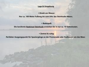 Ferienwohnung Sunset - Traumhafter Seeblick & Sauna in Steinhude