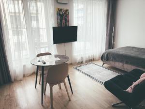 Apartment with a large balcony