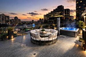 Designer Wellness Penthouse with Riverfront Terrace