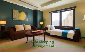 BlueHorizon In Pearl, 2BR with city & sea view 1304
