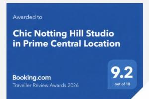 Chic Notting Hill Studio in Prime Central Location