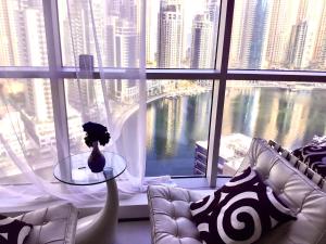 Vip guestroom 360 view of marina private terrace with pool