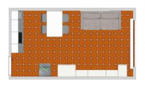 Bright studio by the beach