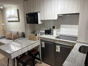 Moderno departamento full equipado en Santiago Centro y Estacionamiento