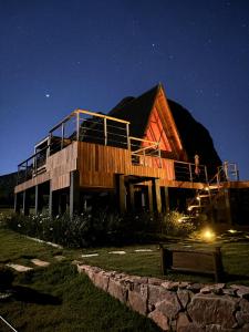 Cabana Kattegat, luxo, jacuzzi, lareira, vista espetacular