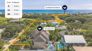 Sleeps 18 Pool HotTub Game Room Blocks to Beach Vilano Villa by AvantStay