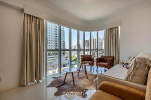 Apto c Churrasqueira a 90m da Praia CMF0501