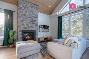 Le Vert Détente - Chalet Spa privé Accès piscine - Golf du Grand Portneuf près de Québec