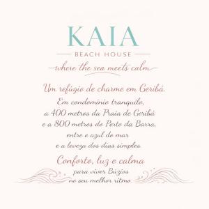 Kaia Beach House Chic retreat 400 m from Geribá