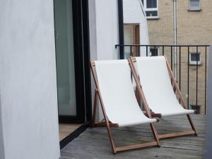 Design appartement met zonnig terras bij Gravensteen