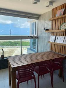 Apartamento com vista para o mar e banheira
