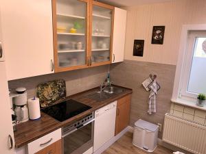 weißer Hirsch im Haus Sabine