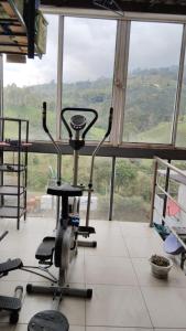 Habitación Privada con baño y vista a la montaña