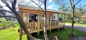 Mobil-home cosy climatisé 5 pers - Terrasse couverte - Plage des Casernes à 800m