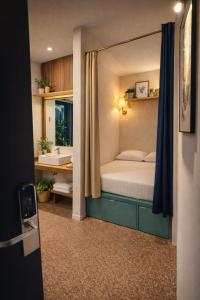 Beds In Garden Hostel