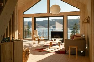 Designer Cabin By Lake Nisser With View And Sauna