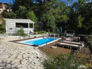 Apartment mit zwei Schlafzimmer mit Meerblick,Pool und Jacuzzi