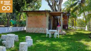 Cabaña desde 4 huéspedes 560 metros cuadrados con Naturaleza a 300 metros mar