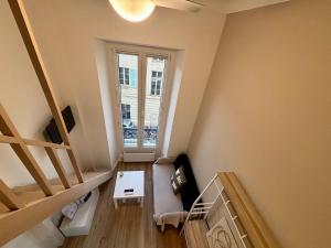 Renovated studio with mezzanine close