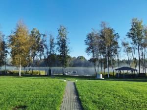 Berzkrasti Lake House with Private Sauna & Beach