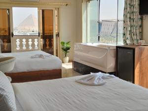 Giza Pyramids& GYM View