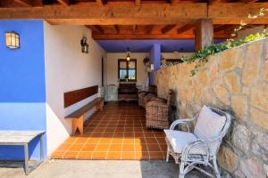 Villa Porrua 1 – Jardín, Barbacoa y Chimenea