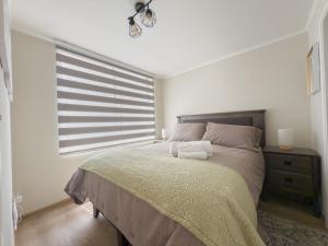 Departamento cómodo y céntrico en metro Sta Lucía