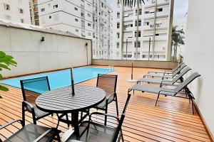 Flat Jardins Superior Piscina Garagem
