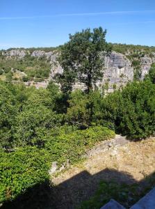 Maison à Balazuc, terrasse avec vue sur lArdèche