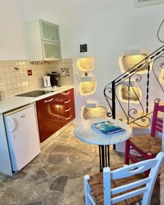 Peaceful Cycladic Studio with Large Terrace & View