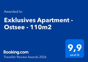 Exklusives Apartment - Ostsee - 110m2