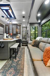 The "Waldorf Astoria of RVs" A Five-Star Forest Escape